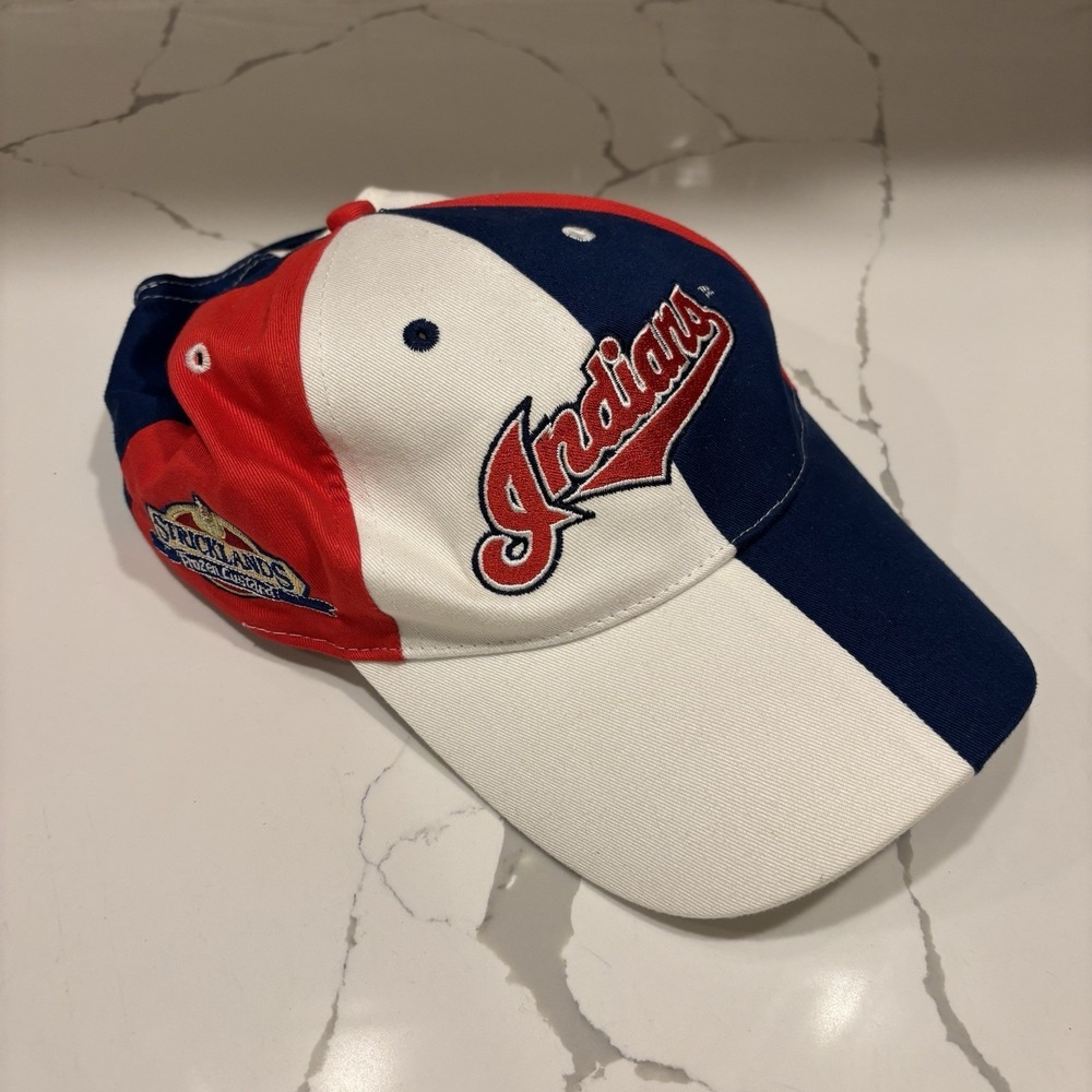 Cleveland Indians Stricklands Frozen Custard Pinwheel Promo Hat Adjustable OSFA